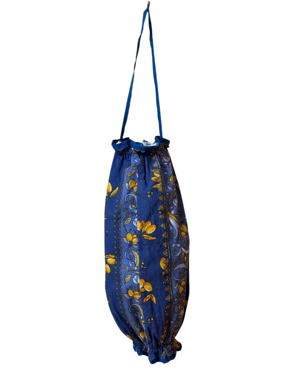 French Provincial Fabric Hanging Plastic Bags Holder